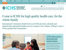 Tablet Screenshot of ichs.com